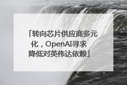 转向芯片供应商多元化，OpenAI寻求降低对英伟达依赖